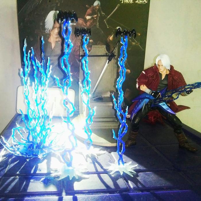 Diorama Figure Dante Thunder break Aksesoris Efek