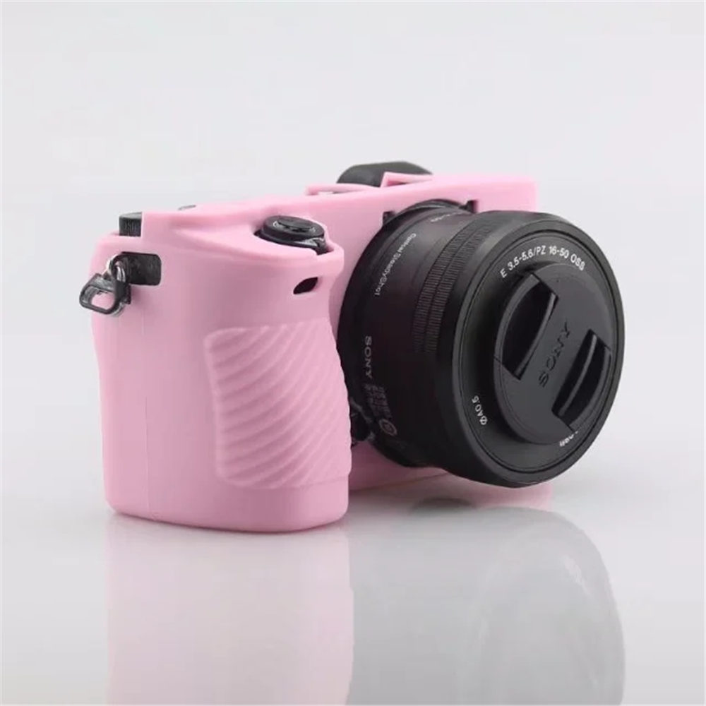 Soft Rubber Silicone Camera Case for Sony A6400 A6300 A6100 Body Cover Skin