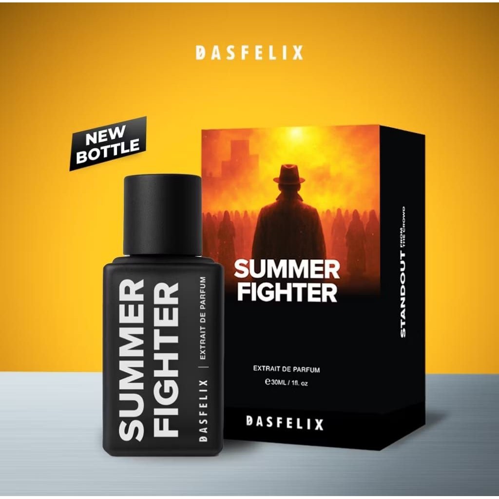 Parfum Dasfelix Summer Fighter - Extrait de Parfum Aroma Fresh Maskulin Woody | Perfume Minyak Dream