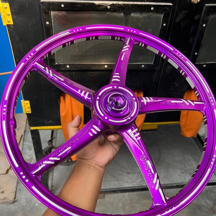 velg motor enkei Depan coak ukuran 120 ring 17 - black gold