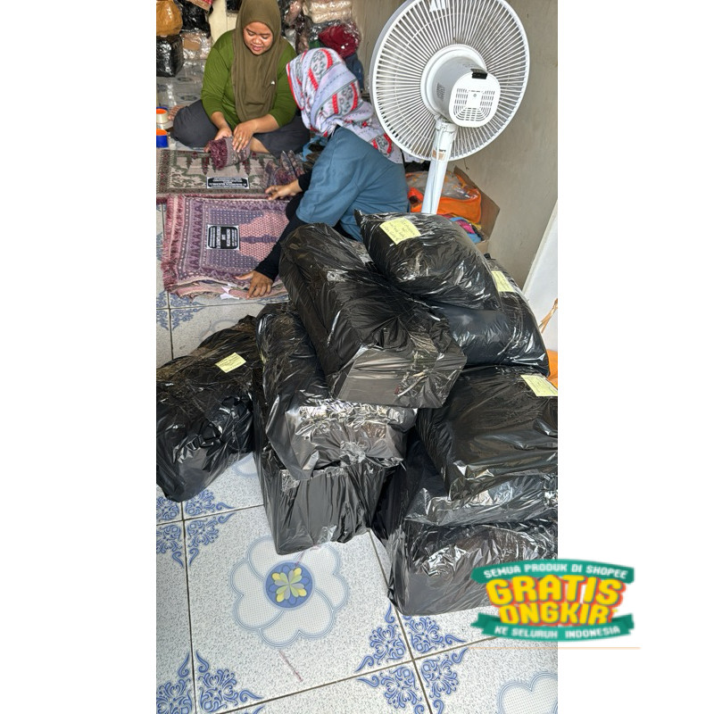 SAJADAH  TURKEY SABLON NAMA + TASBIH TAHLIL HAUL / souvenir spesial custom