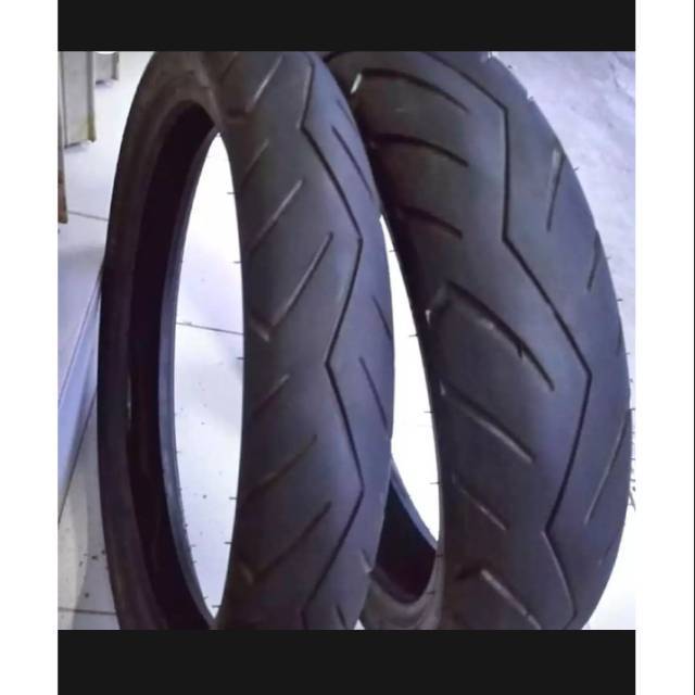 BAN SEKEN MOTOR VIXION SEPASANG UK 90/80 120/70 RING 17 TUBLES