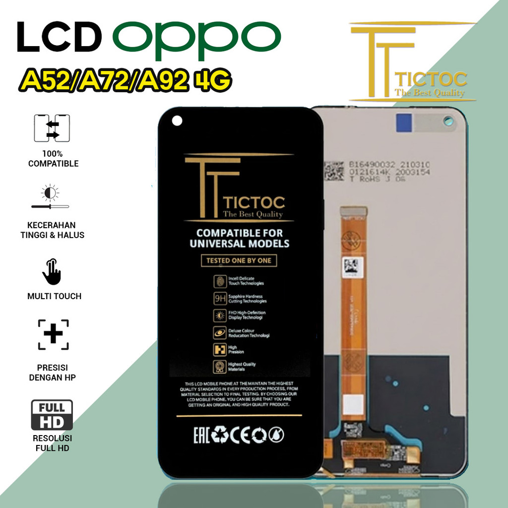 (ORI) LCD HP OPPO A52 / A72 / A92 4G TICTOC FULL SET TOUCHSCREEN ORIGINAL HD