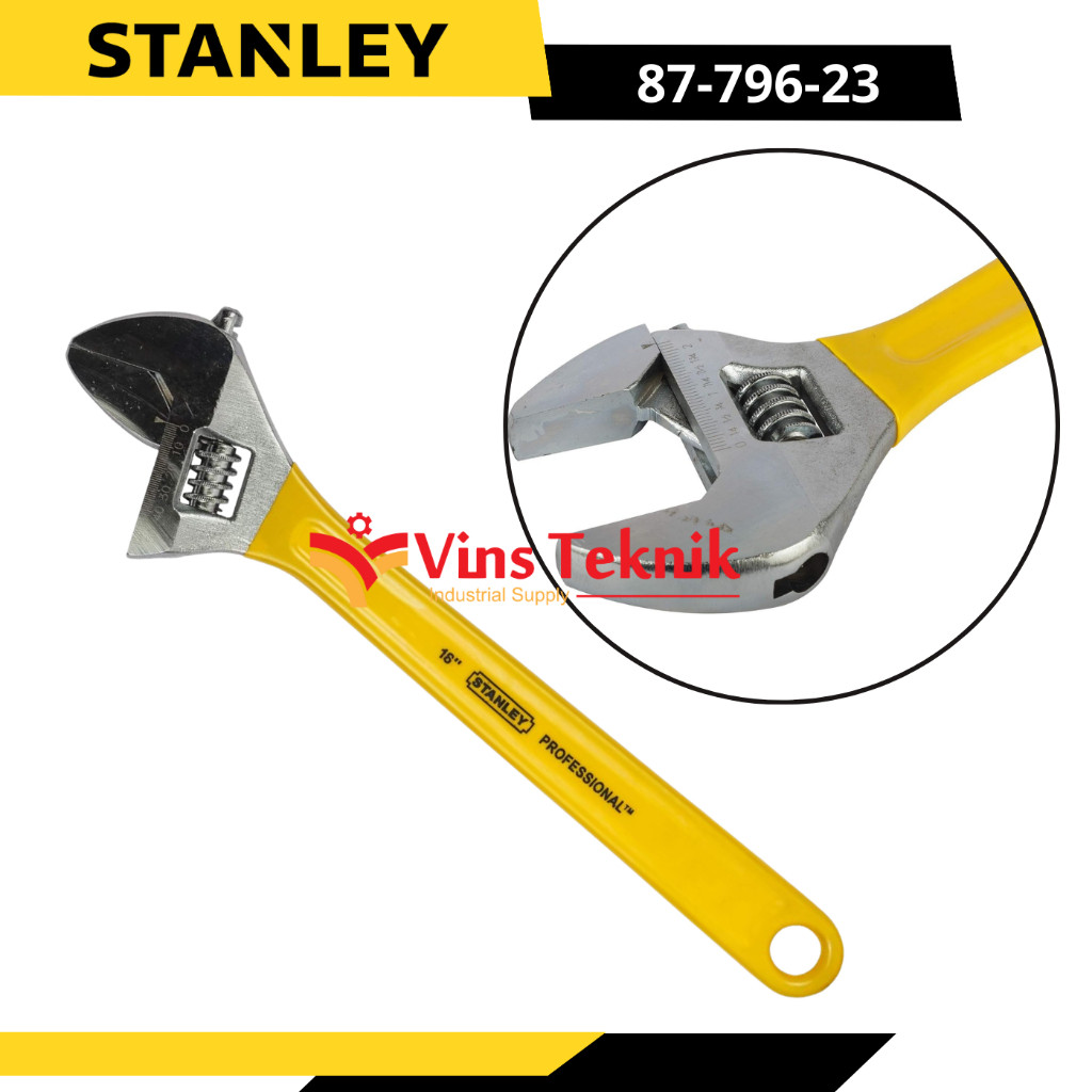 Kunci Inggris 18 inch Adjustable wrench 18" STANLEY 87-796-23
