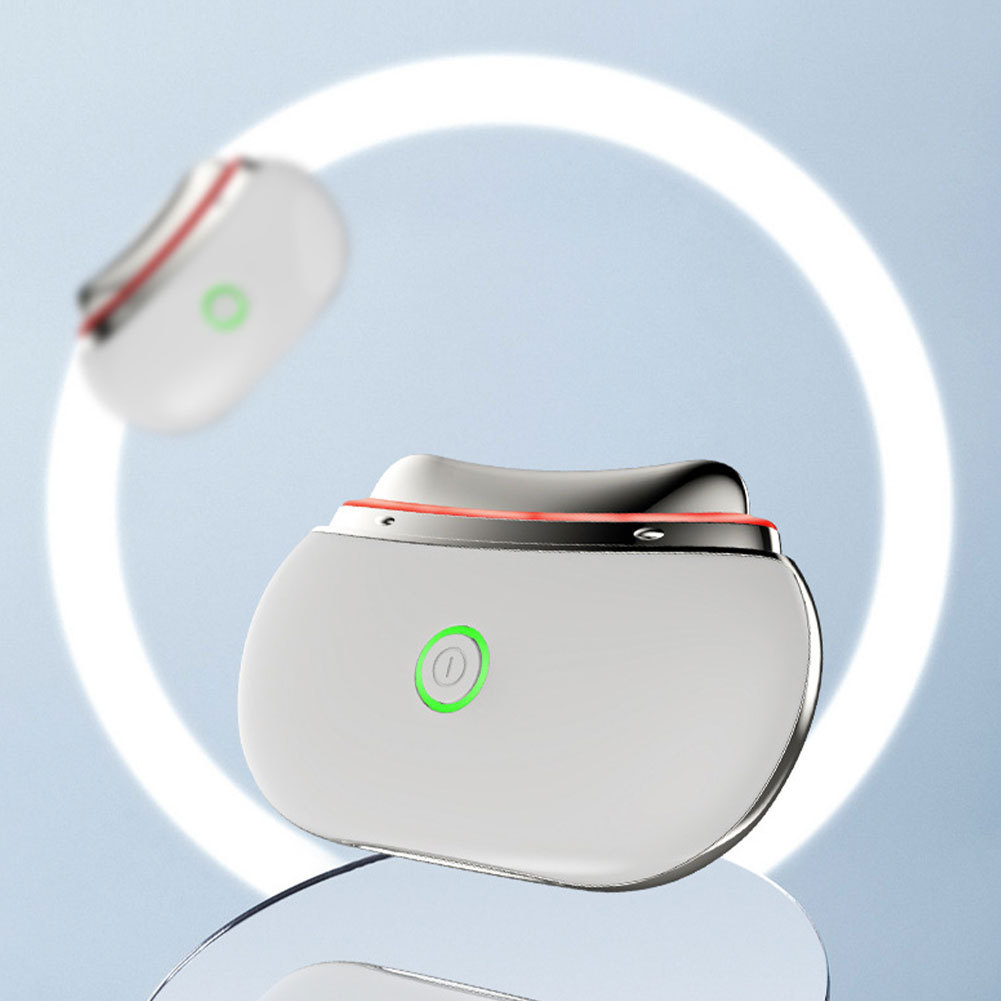 Perangkat Pijat Wajah Gua Sha Getaran Berfrekuensi Tinggi untuk Perawatan Kulit Wanita dengan 4 Mode