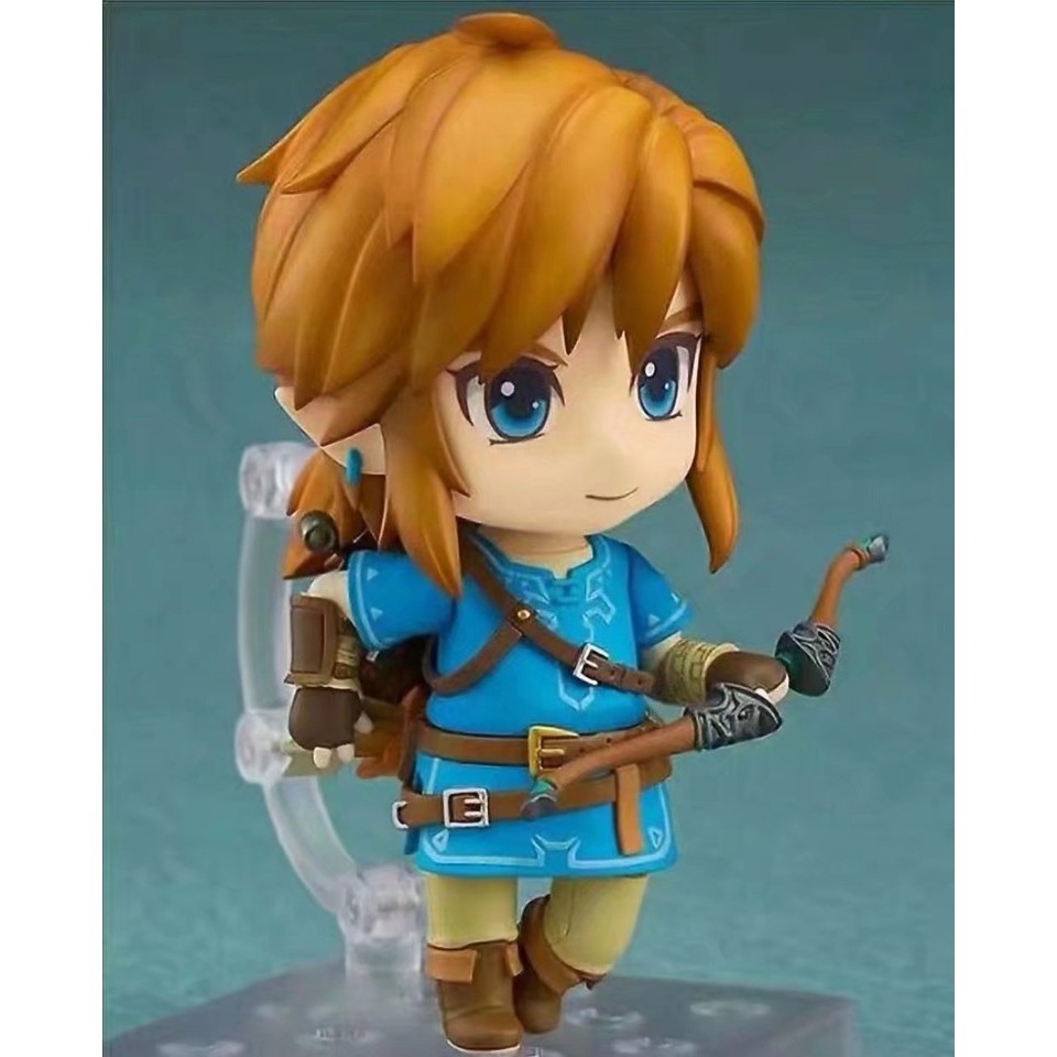 NEW hot 10cm horse riding Breath of the Wild Link Action figure toys collection doll Christmas gift 