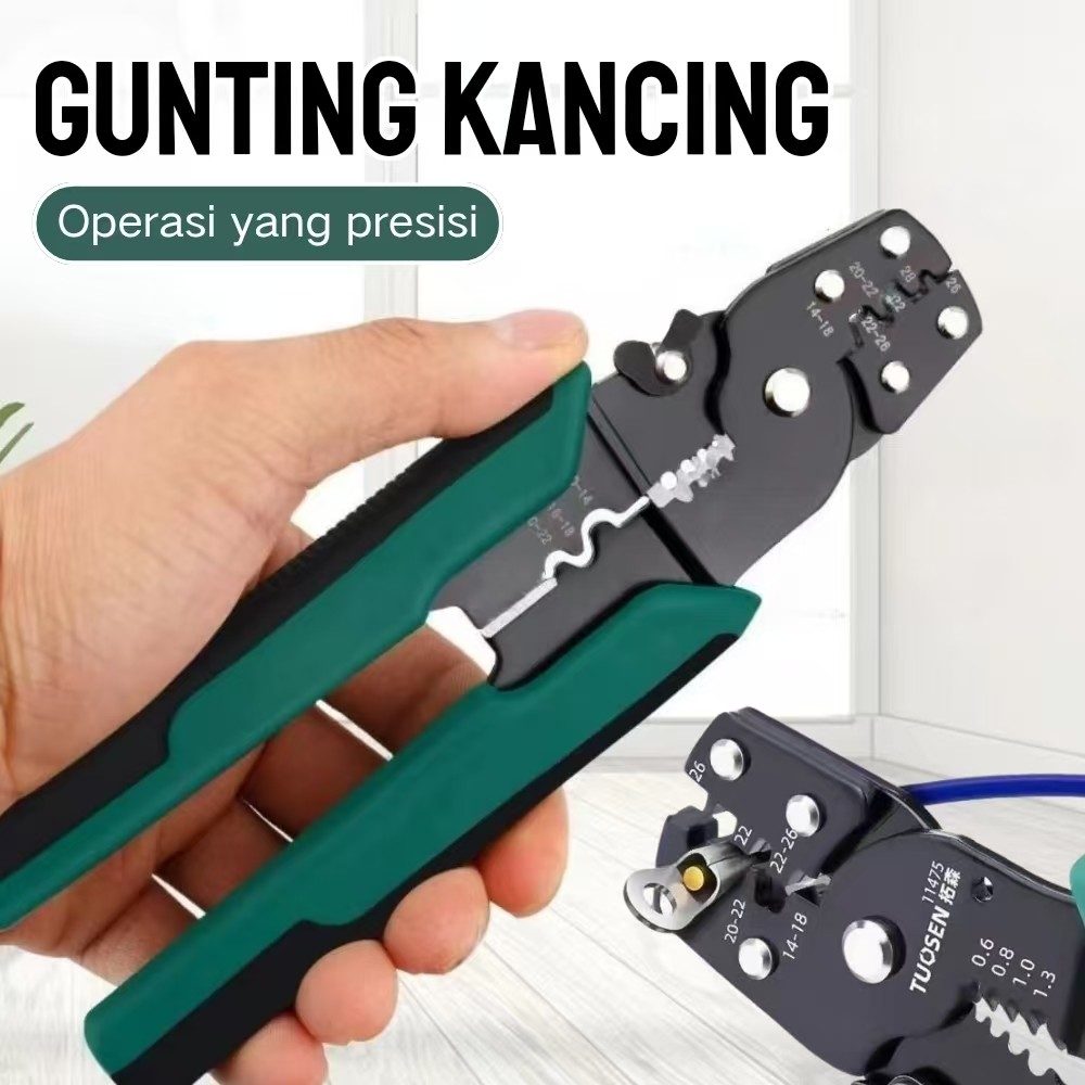 Tang Krimping Press Skun Kabel Kombinasi /Tang Potong Kupas Kabel Multifungsi /Tang Press Skun /Tang