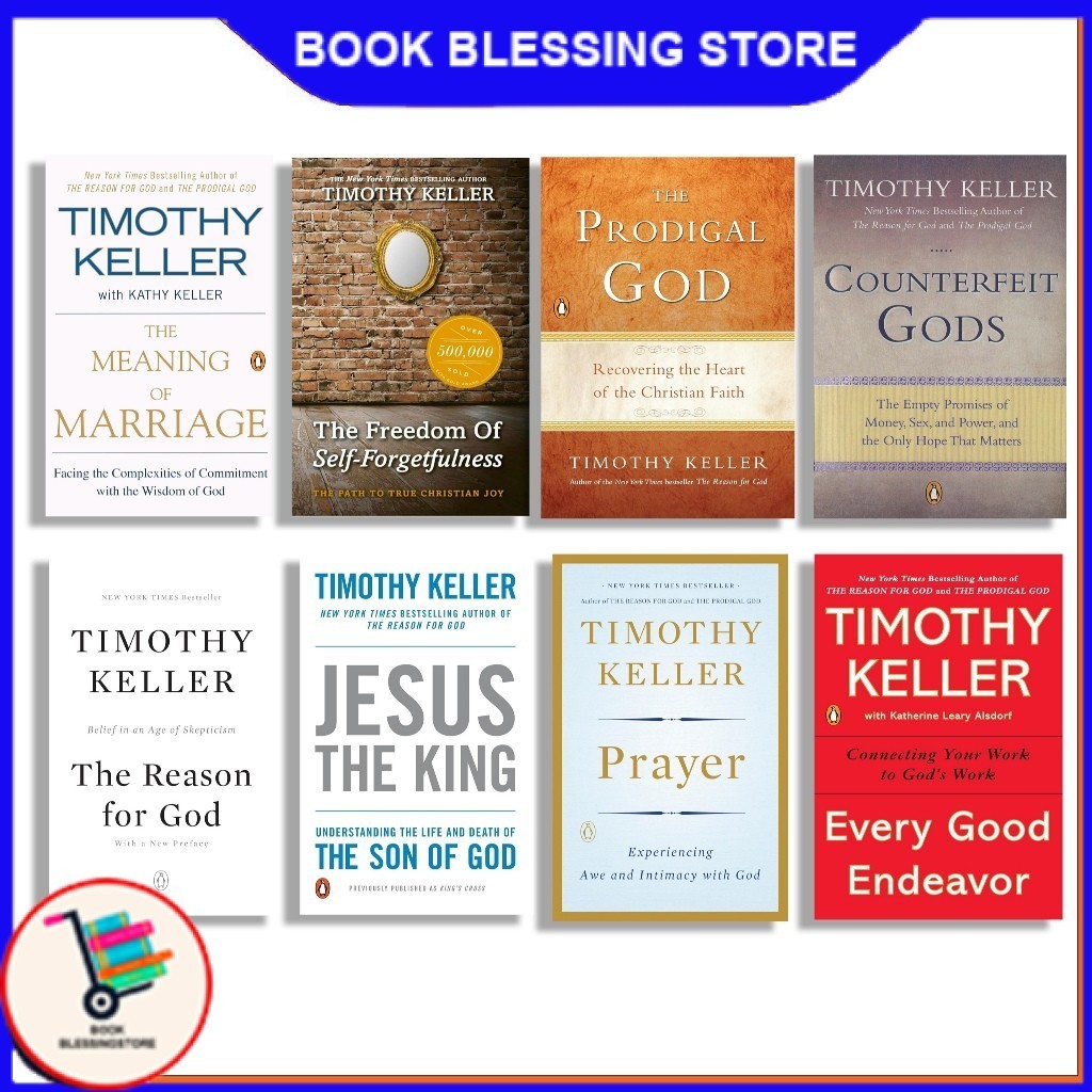 The Meaning of Marriage | Jesus the King | Counterfeit Gods by Timothy Keller - Book Blessing Store