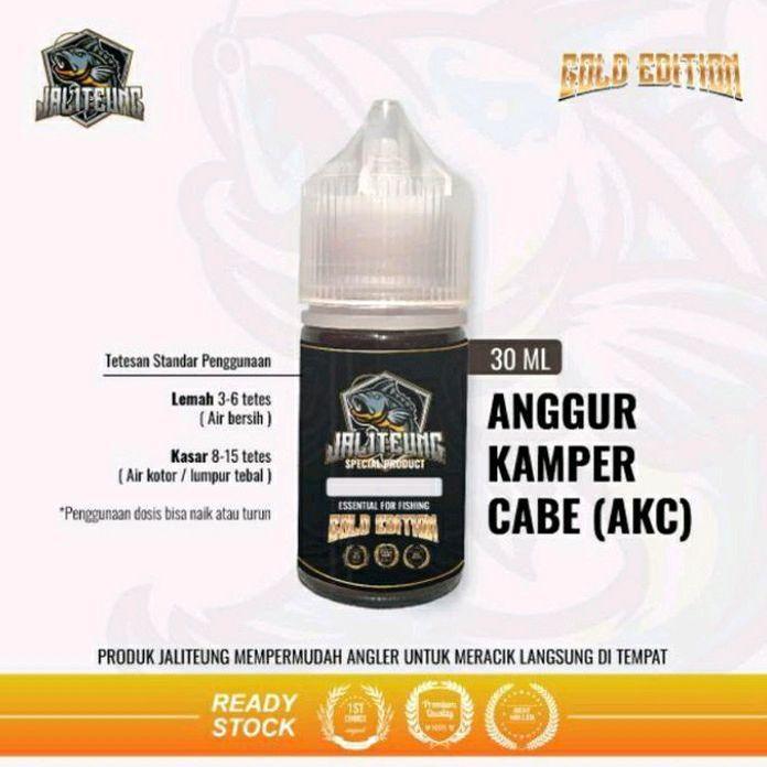 Jaliteung Gold Edition Esen Jaliteng Rasa Angur Kamper Paling Banyak Digunakan 30 ML Ready Stock