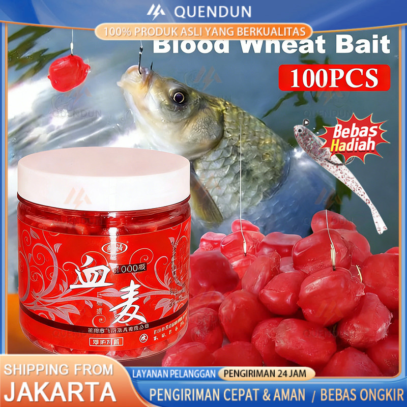 1000Pcs Umpan Pancing Pelet Ikan Cacing Merah Memiliki Aroma Menarik Mangsa Ikan / Umpan Pelet Cacin