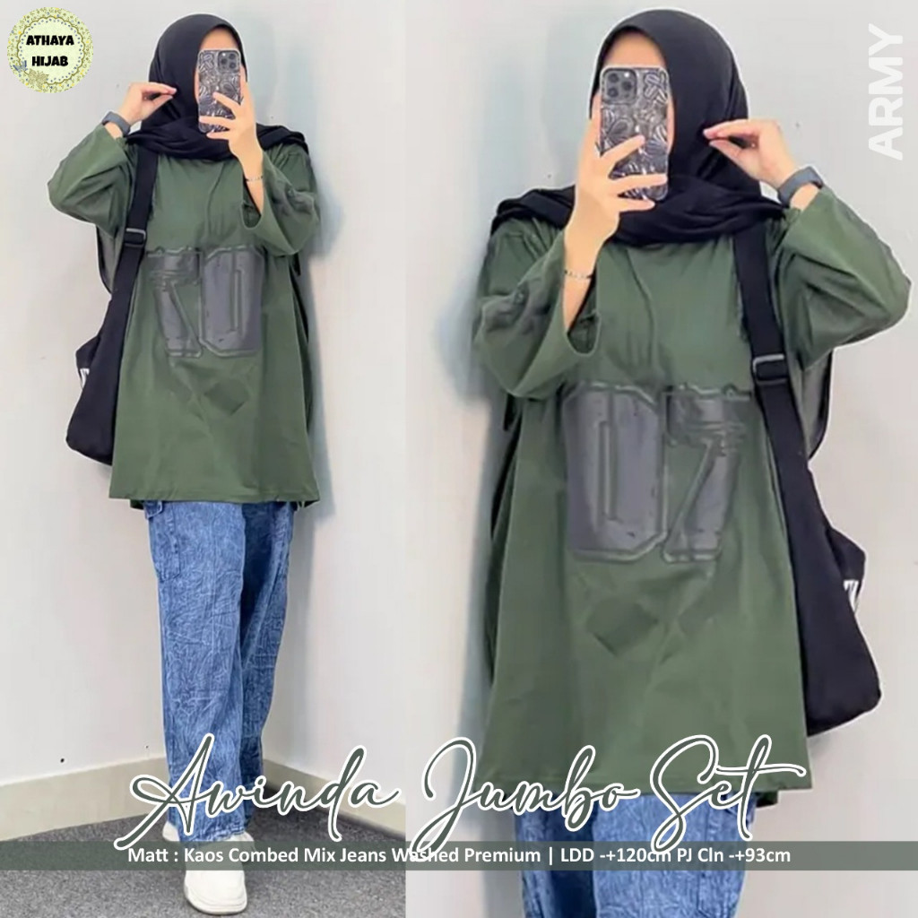 1901     AWINDA JUMBO SET by AtHAYA FASHION