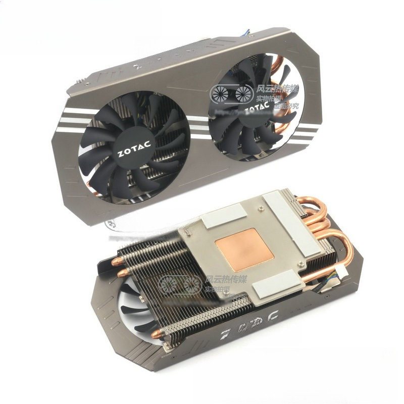 New Raator Cooer for ZOTAC GTX970 4GB Graphics Video Card Compatible Public Version gtx970 gtx760 gt