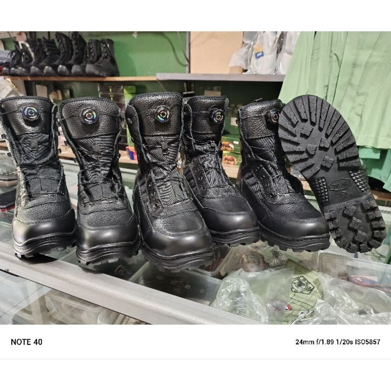 SEPATU TNI AD  di Upgrade (TALI PUTAR)