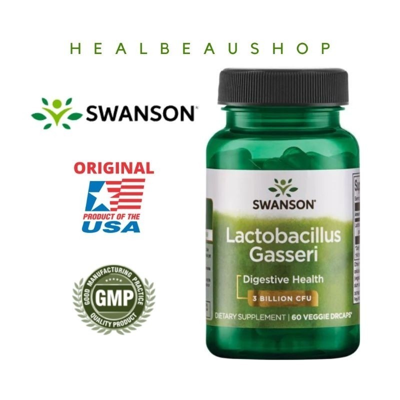 Swanson Probiotics Lactobacillus Gasseri 3 Billion Milyar CFU Original USA