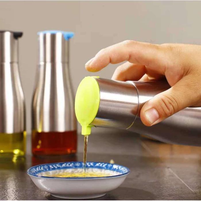 Promo Botol Minyak 2 Sisi / Botol Minyak Antik lapis Stainless / Botol Minya