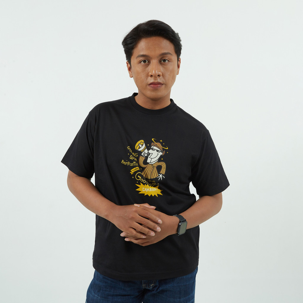 Dagadu Kaos Cakeep - Hitam