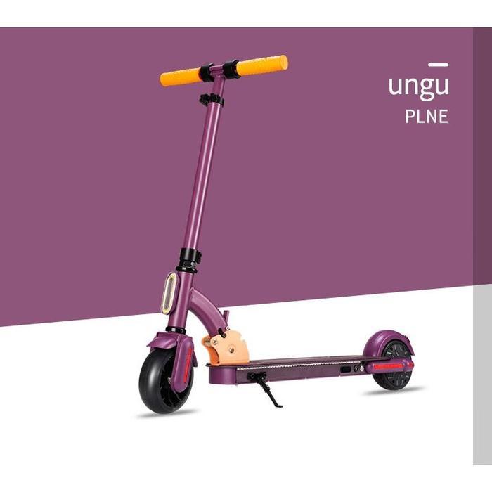 READY Skuter Listrik Otoped Anak Dewasa High Quality Scooter kids Mini - Ungu