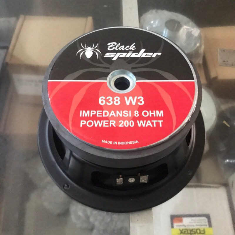 speaker 6 inch black spider 638 W3