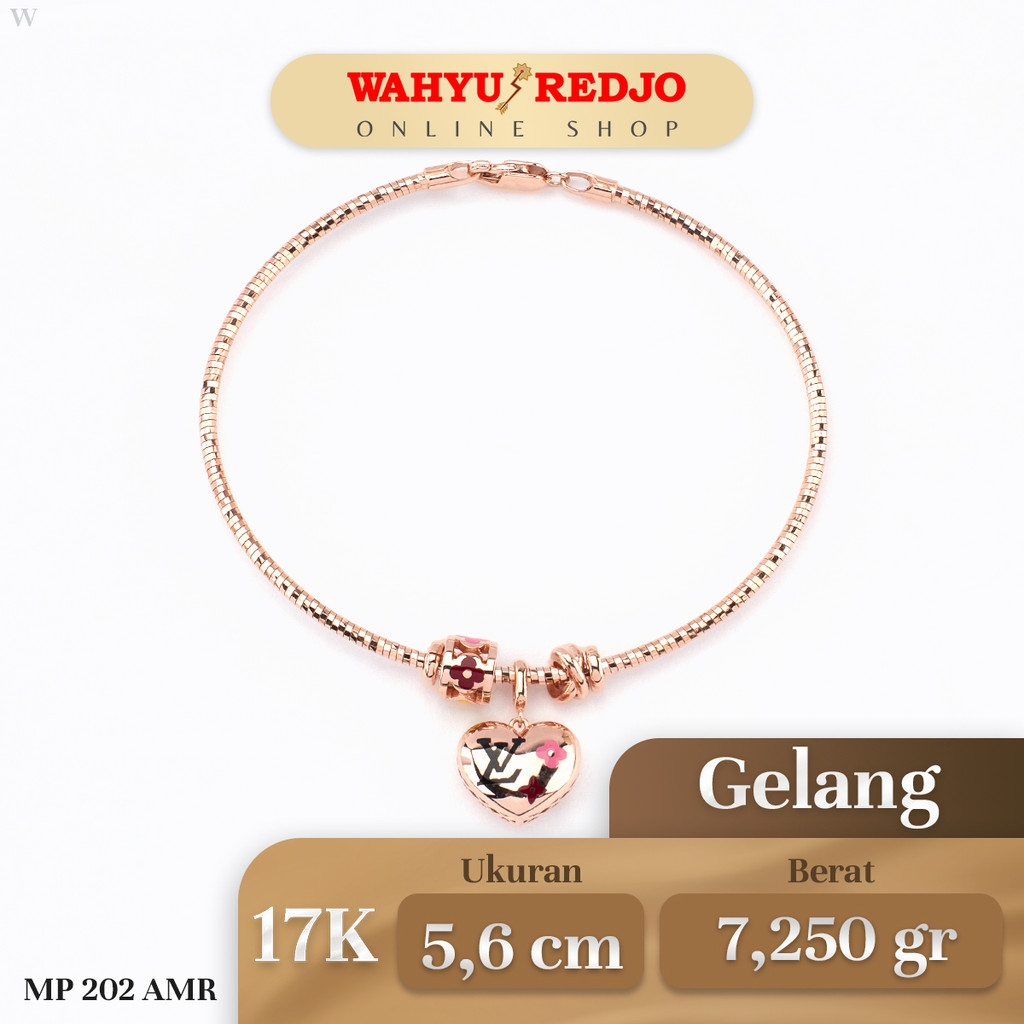 Gelang Emas AMR 17K Wahyu Redjo GL-17K-30645820-PMR