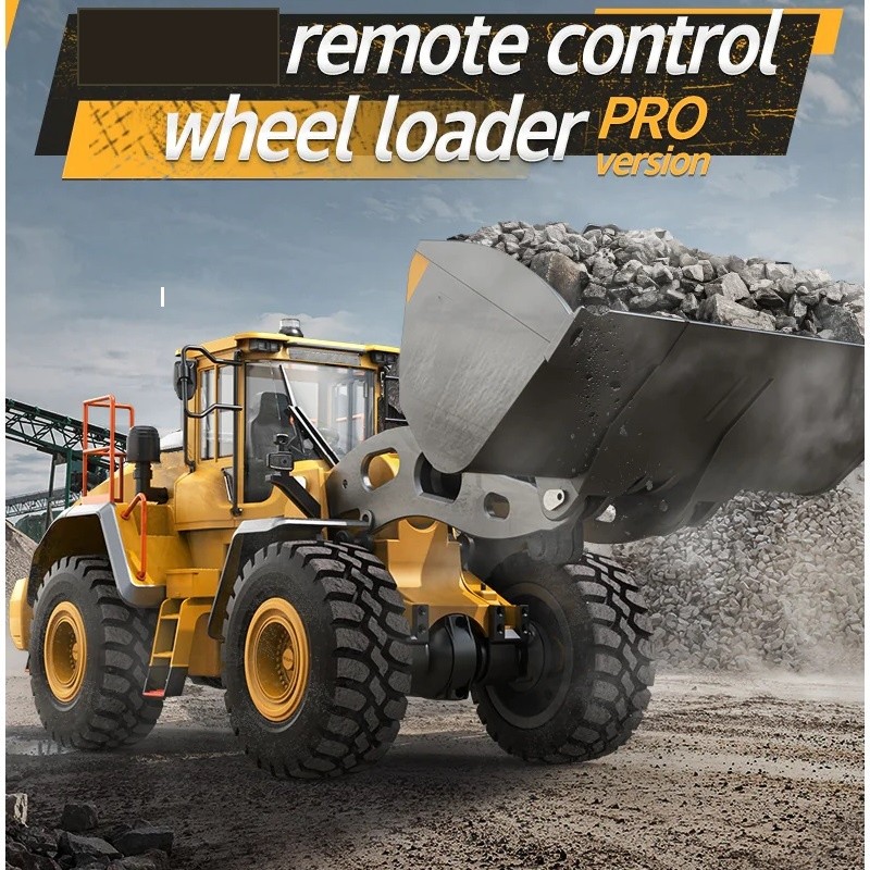 Car 1/16 RC Full Metal Loader Excavator Electric Remote Control Alloy Rc Car Excavator Engineering M