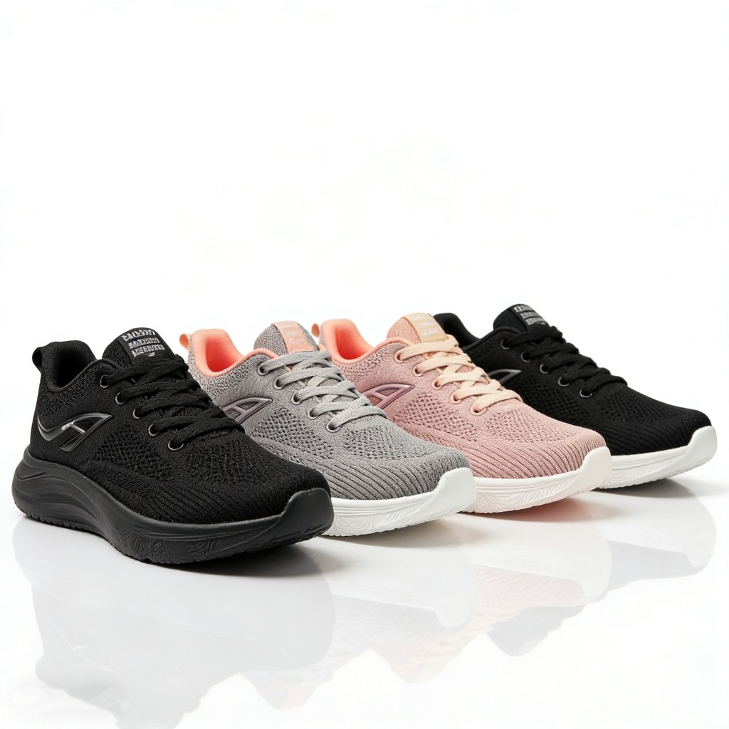 SGD <FREE BOX>  Sepatu Sneakers Wanita Sport Shoes 3010