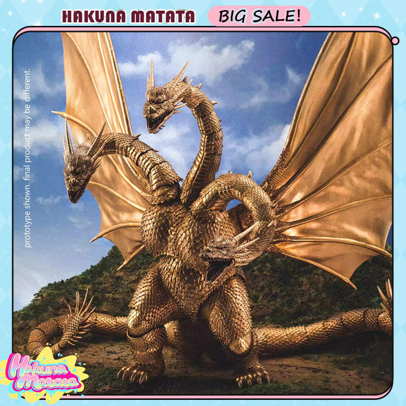 Hiya Exquisite Basic Series GODZILLA Vs Ghidorah Anime Figure King Ghidorah 1991 Action Figure Colle