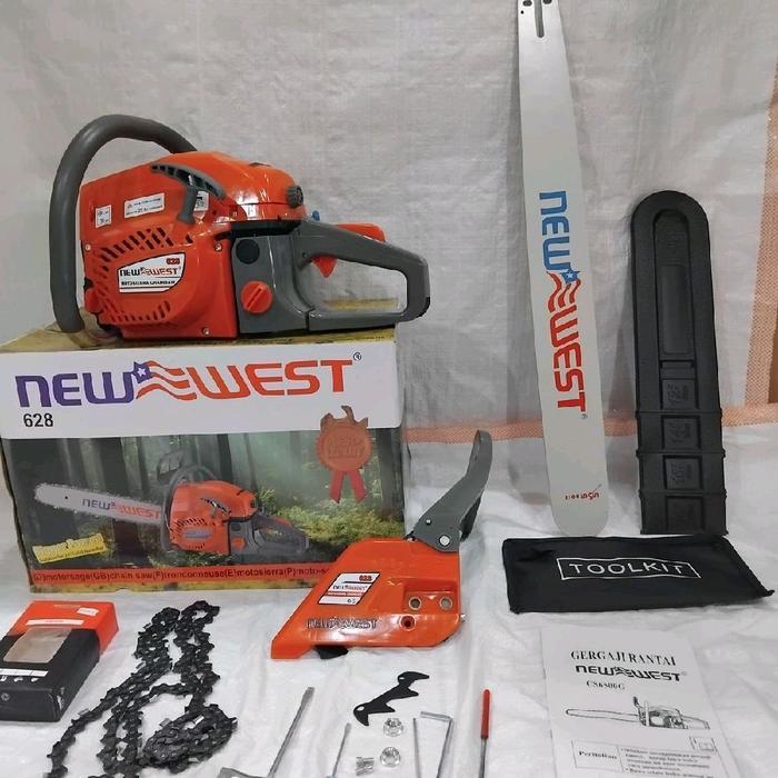 CHIANSAW NEW WEST 628 24INCH MESIN GERGAJI/MESIN PEMOTONG KAYU ORIGINAL