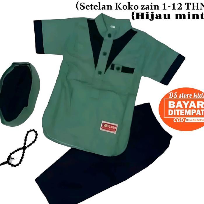 PROMO Lebaran Setelan baju Koko anak laki-laki Viral 1-12 tahun-baju muslim anak -baju koko anak-fas