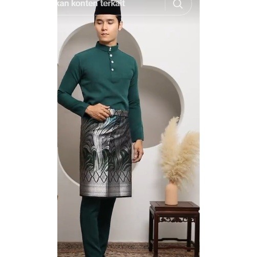 SHD_SHOP Baju  Melayu Pria Kancing 5 Spesial RC