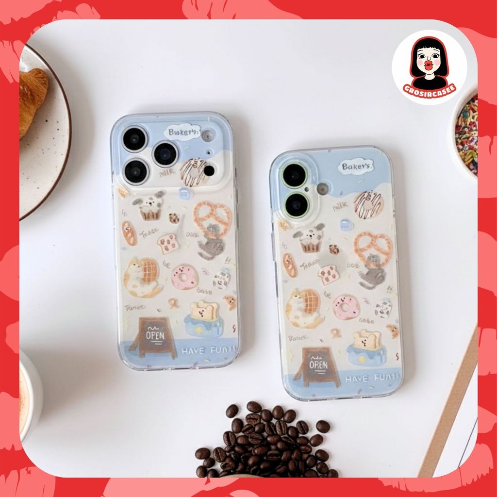 BAKERY SHOP ANGEL EYE PRINTING case vivo y19s v29e y36 y27 y17S y28 v27e v23  v23e v21e v9 t1 y75 y1