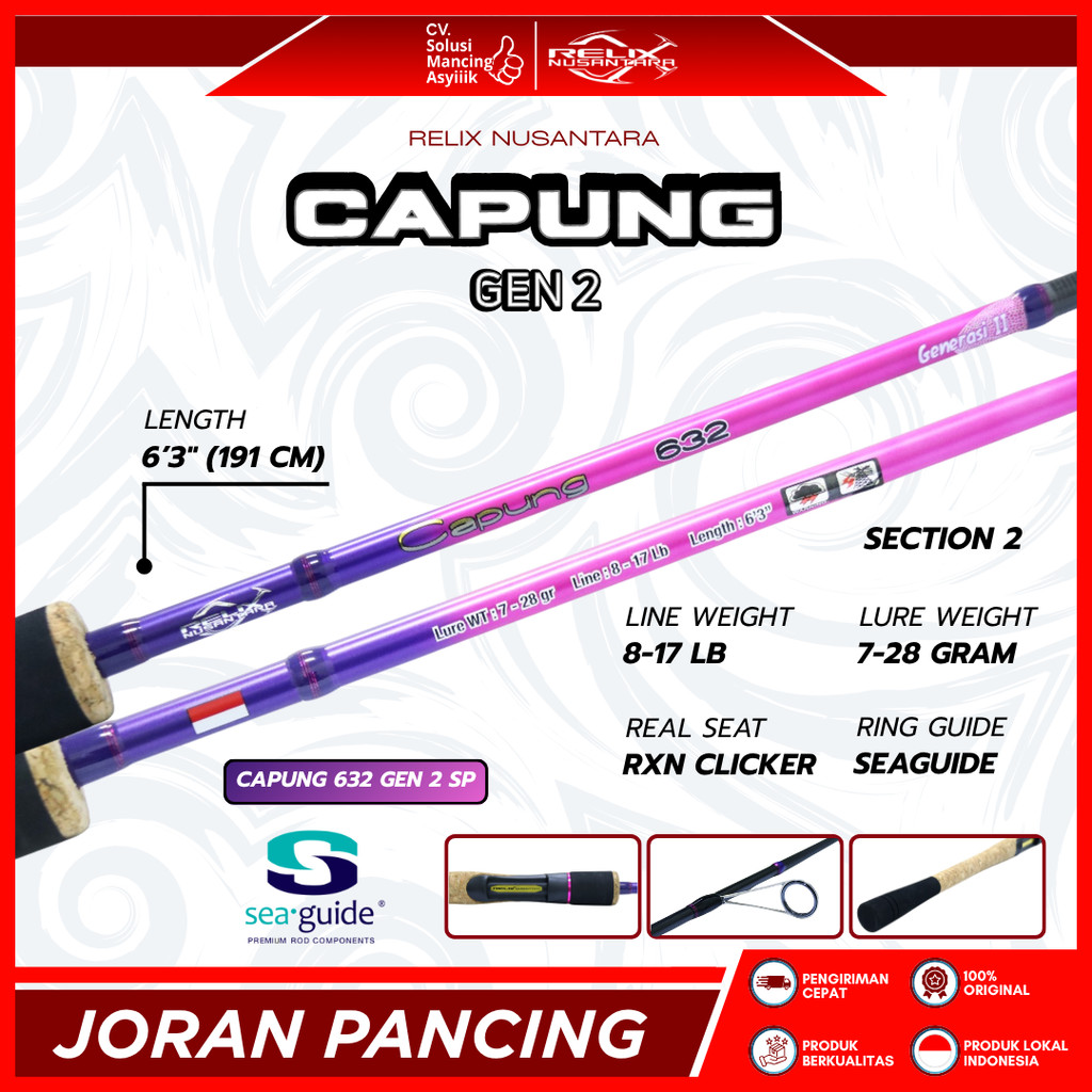 JORAN RELIX NUSANTARA CAPUNG GEN 2 | 632 SPINNING |