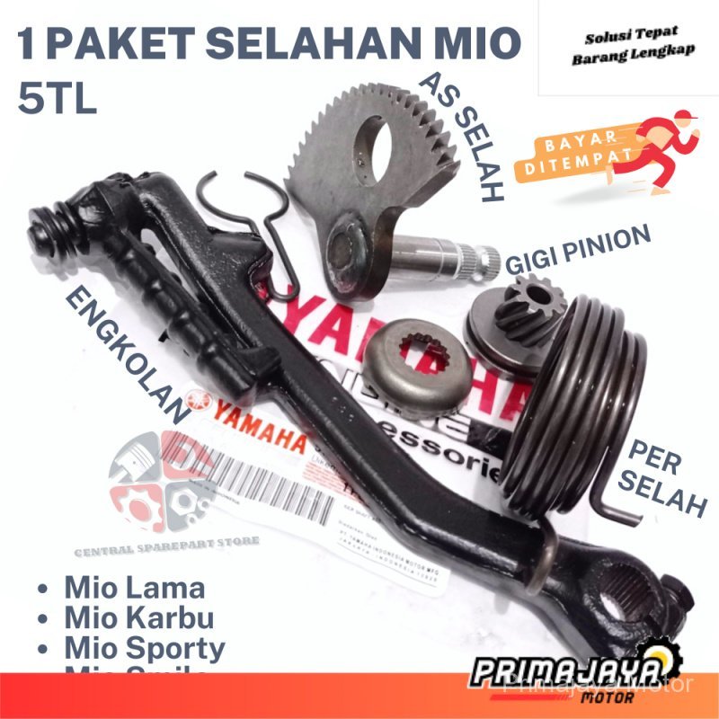 1 SET KOMPLIT ENGKOLAN + AS SELAH + GIGI PINION + PER SELAH / 5TL SATU PAKET SELAHAN MIO SPORTY SEPA