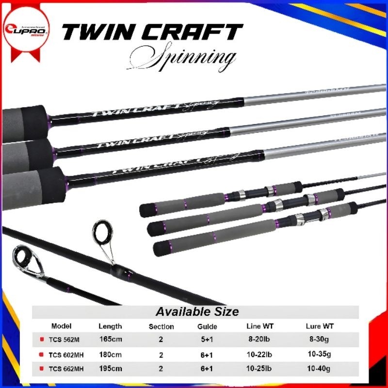 JORAN EUPRO TWIN CRAFT XDG2 562-602-662 SPINNING | GALATAMA | CASTING | KOLAMAN