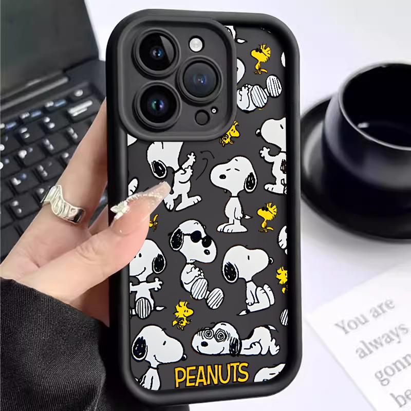 Pro Camera Case For Iphone 11 Max 6 6S 7 Plus8 Plus 8 SE 2020 2022 X XS XR Slikon Funny Snoopy Softc