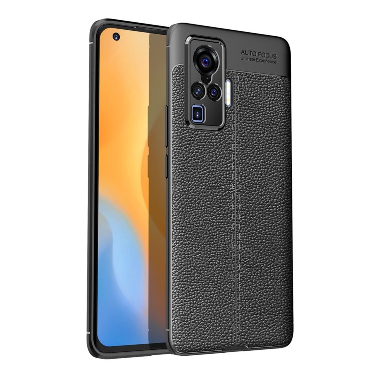 CASE VIVO X50 / X50 PRO / X60 / X60 PRO AUTOFOCUS CARBON KULIT LEATHER HIGH QUALITY