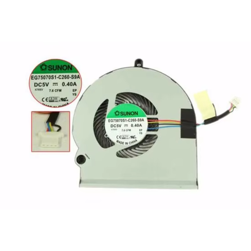 Alienware 15 EG75070S1-C260-S9A DC 5V 4-wire Server Cooling Fan
