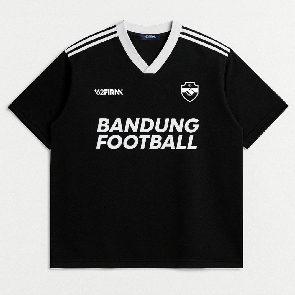 HERBERTSHOP 62Firm Polo Shirt Bandung Football V-Line White