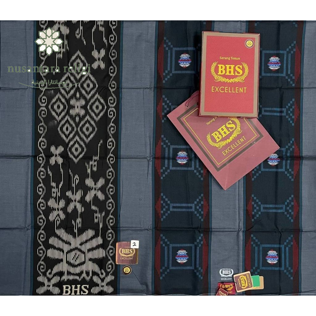 sarung BHS EXCELLENT SONGKET JTB JSK JGL JGT GOLD ORIGINAL [nusantara religi]