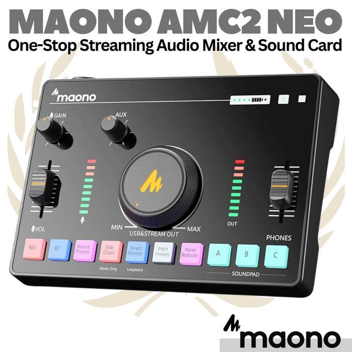 MAONO AMC2 NEO - Soundcard - Hitam