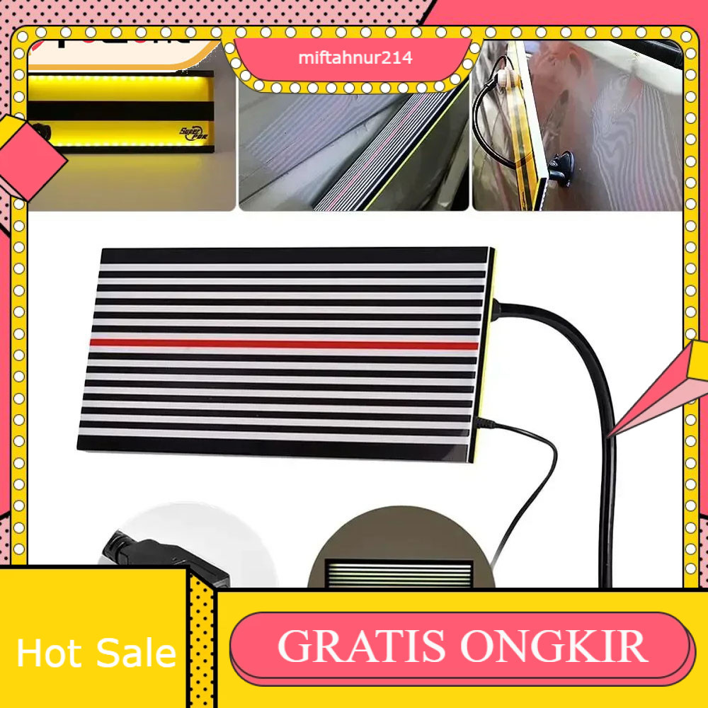 Alat penyok mobil PDR Perbaikan reflektor lampu LED panel alat perbaikan penyok deteksi penghilang p