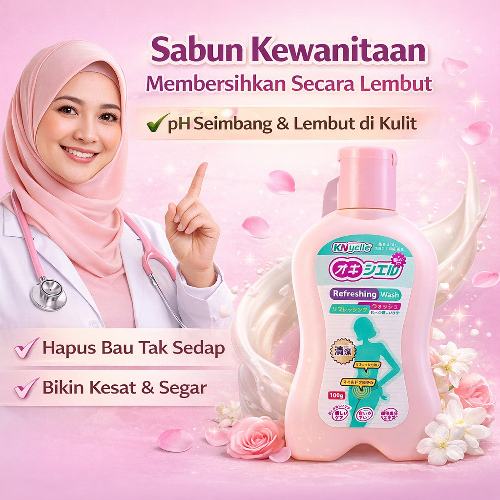 Pembersih Kewanitaan Oxyelle pH 3.5/Cairan Perawatan Miss V Lembut Tanpa Alkohol/Pembersih Miss V Ox