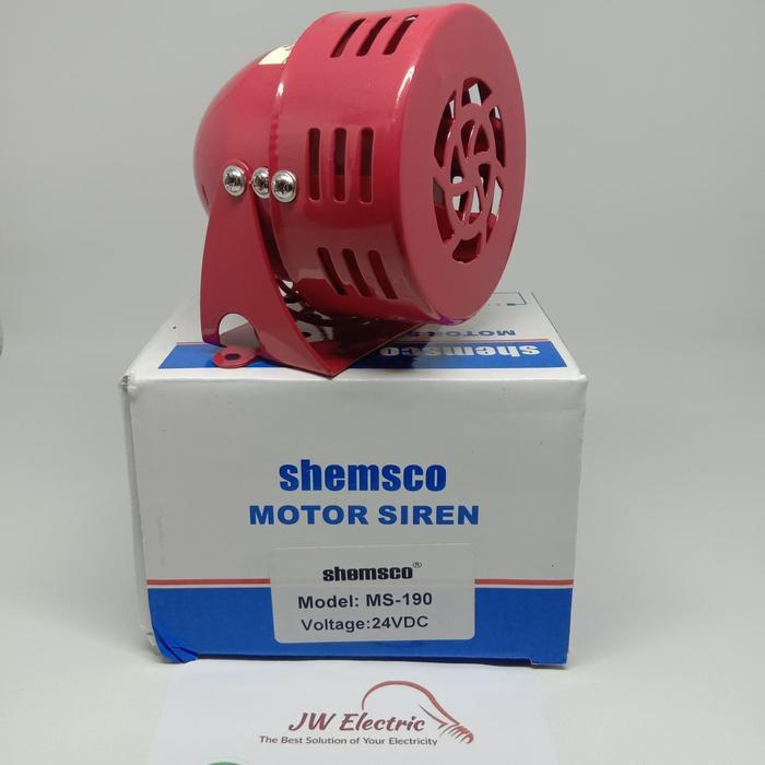 Mini Sirine Motor Sirine MS190 24VDC