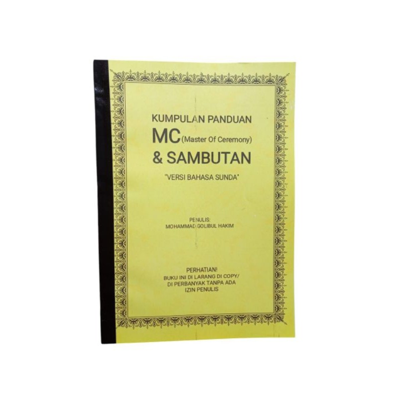Buku MC & Sambutan Lengkap di Berbagai Acara