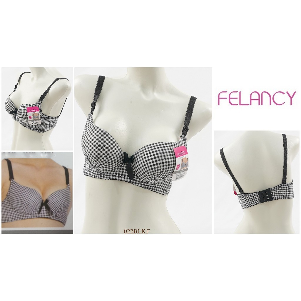 Bra Wanita Kawat Size 32A Full Cup FELANCY Busa Tebal Motif Pakaian Dalam/Underwear 022F By SecondSk