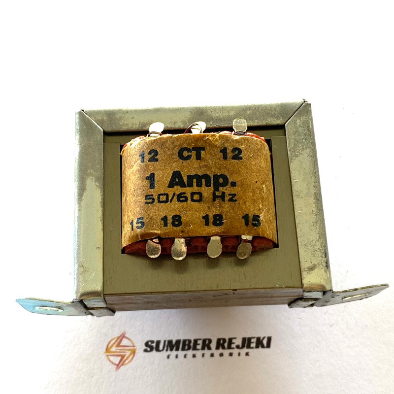 Trafo Excell 1Ampere CT 12 18 V Tembaga Murni Original Excell
