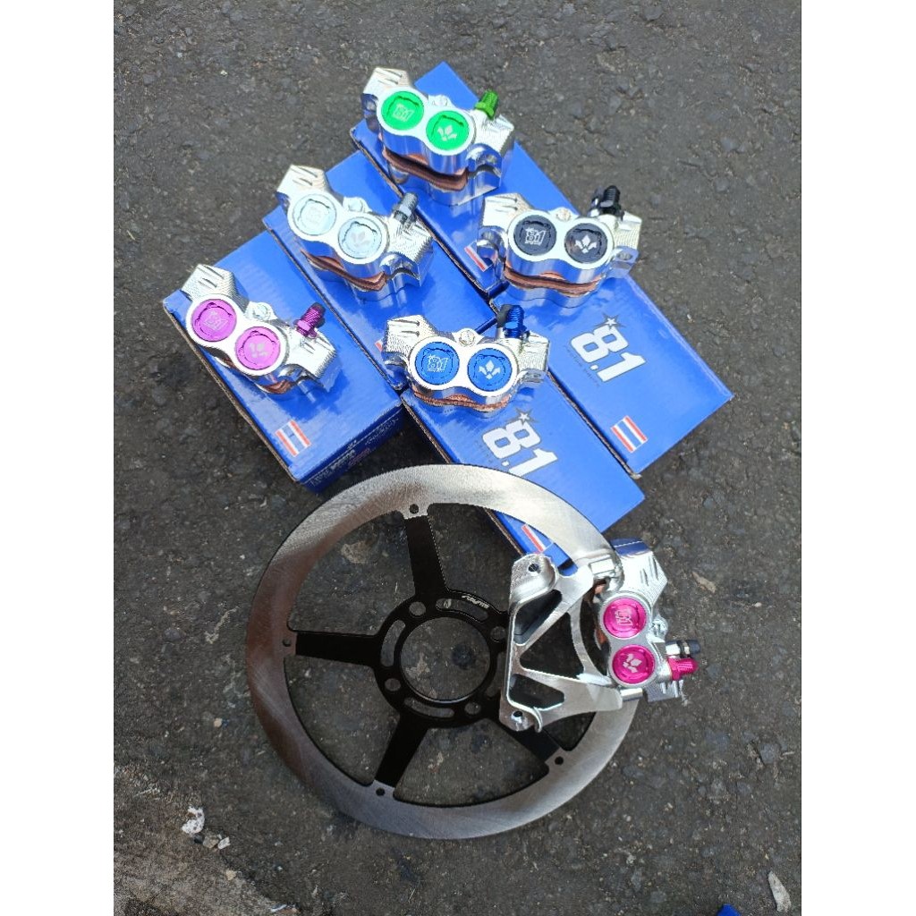PAKETAN KALIPER 8.1/ SWITS FORMULA BREKET 260MM PIRINGAN DISC BUTA 260MM BEATVARIO SCOOPY  BENUA ALL