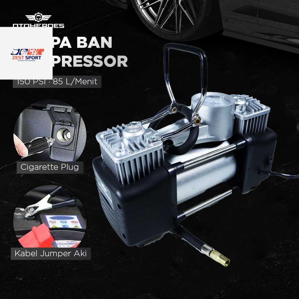Zestsport X OTOHEROES Pompa Ban Compressor Double Cylinder 12V 150 PSI - 628-4X4