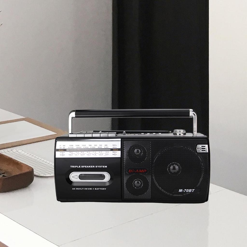 Portable Cassette Player,Lightweight for Home or Outdoor,Sturdy,Retro Design with FM Rao with Loud S