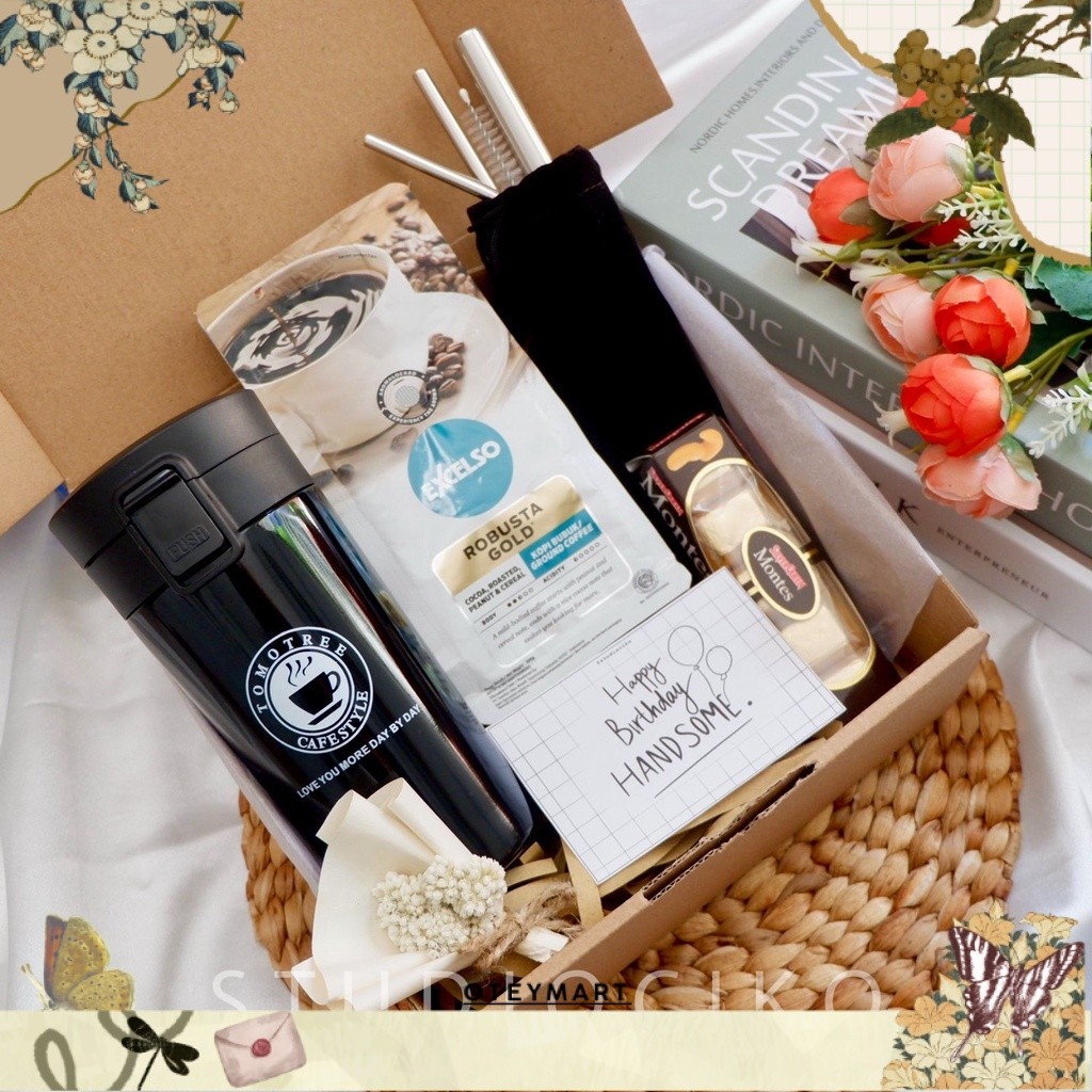 Terbaru Hampers Cowok / Kado Ulang Tahun Cowok Cewek / Hampers Gift Box Wisuda Ulang Tahun Anniversa