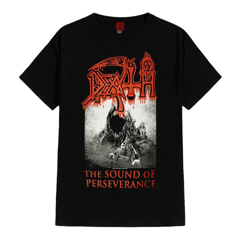 HOT T-SHIRT / KAOS BAND OFFICIAL DEATH - THE SOUND OF PERSEVERANCE